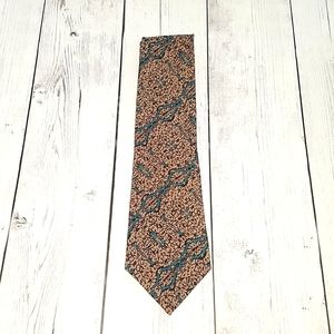 Pierre Cardin Brown and Blue Tie